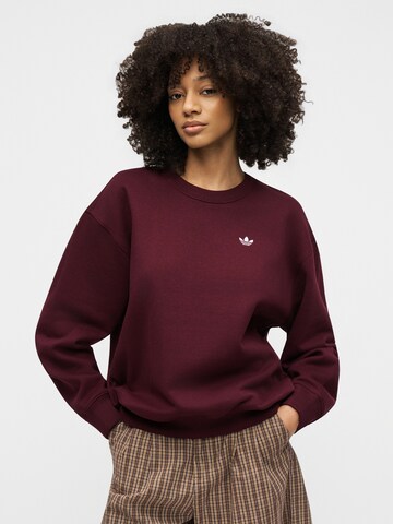 ADIDAS ORIGINALS Sweatshirt 'Essentials' in Rot
