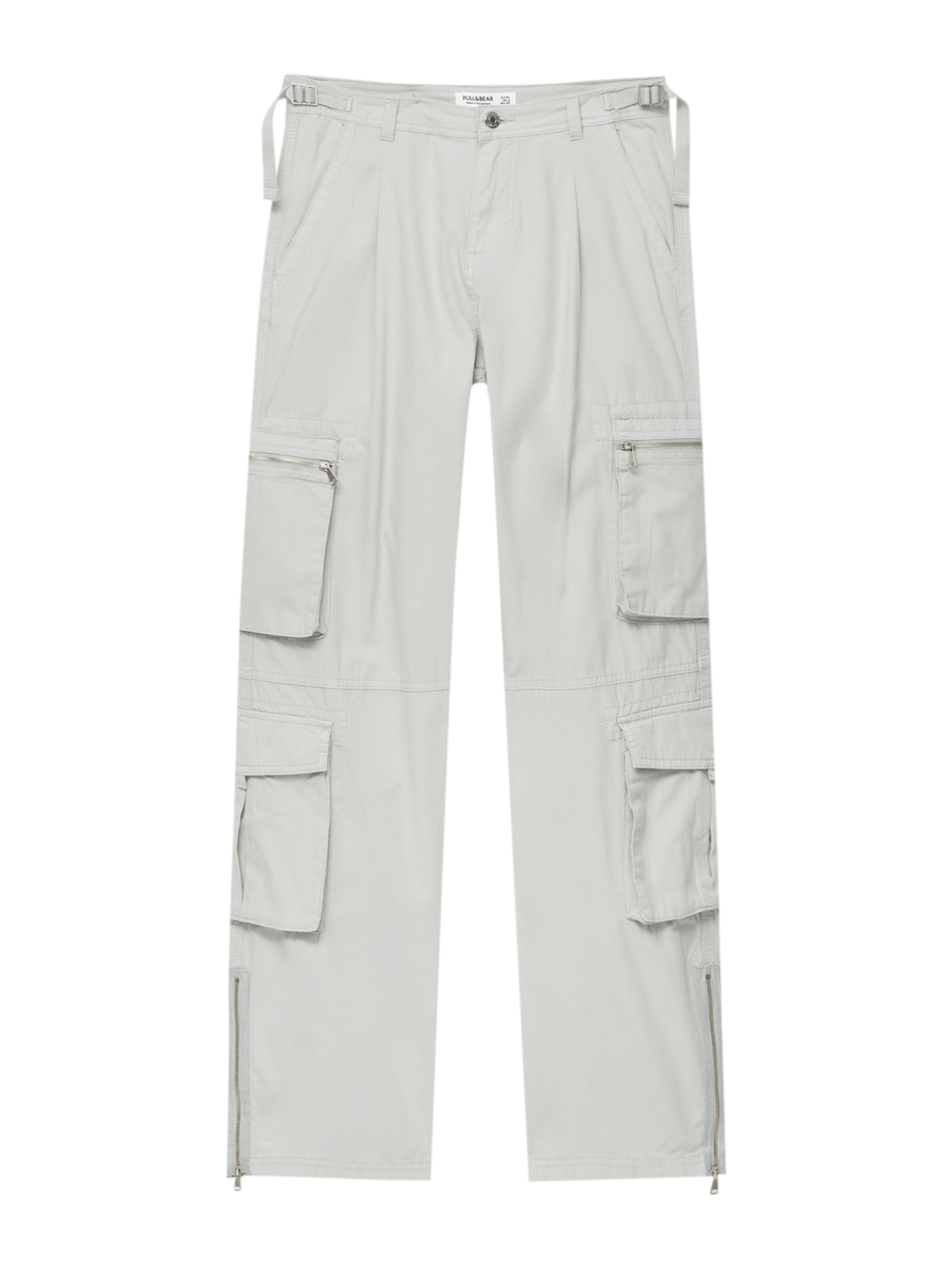 Pull&Bear Loosefit Kapsáče – šedá: přední strana