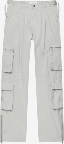 Pull&Bear Loosefit Hose in Grau: predná strana