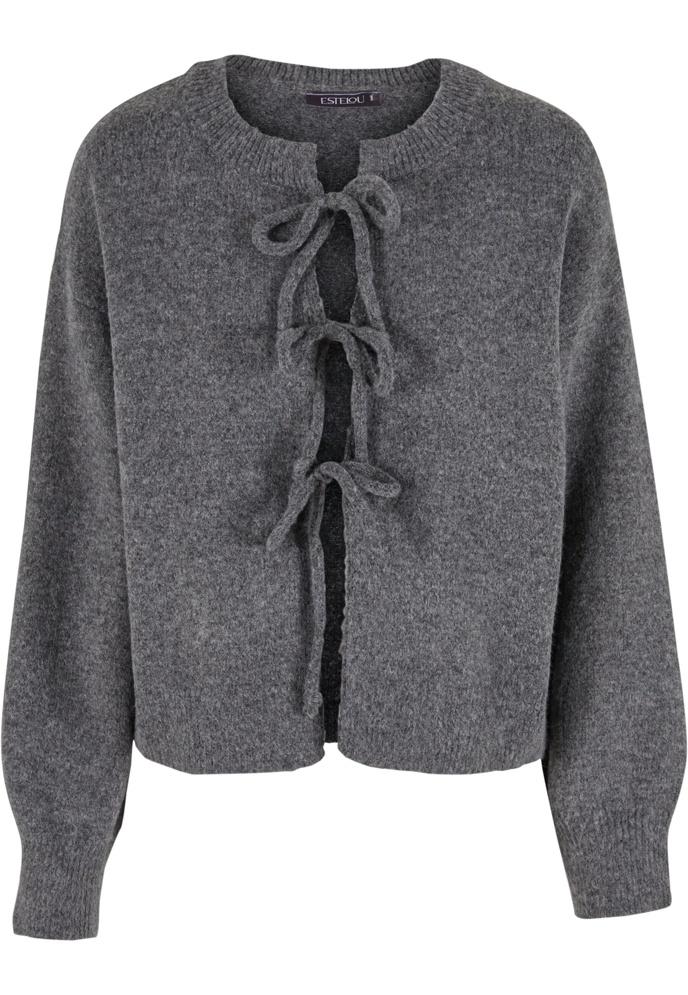 Urban Classics Kardigan – šedá: přední strana