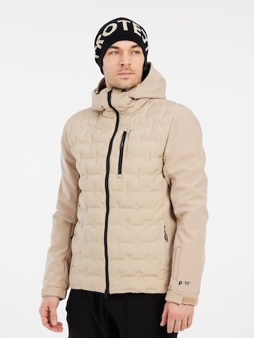 PROTEST Sportjacke 'PRTMALMO'‌‌‌‌‌‌‌‌‌‌ in Braun