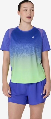 T-shirt 'ASICS Road Fade SS' ASICS en bleu : devant