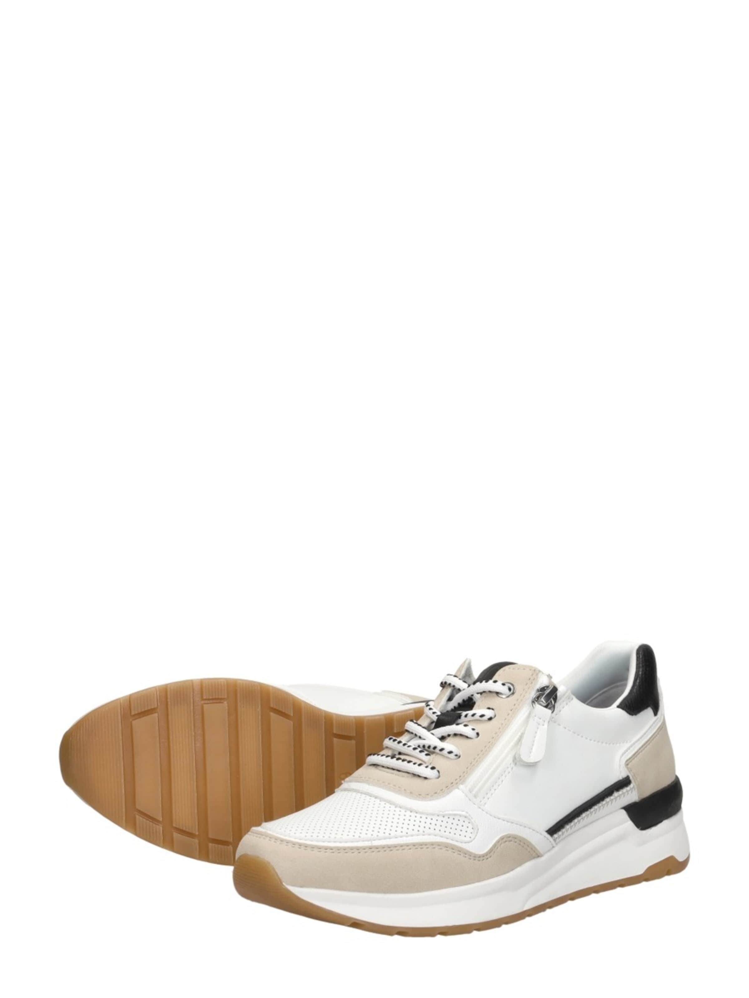 MARCO TOZZI Sportieve veterschoen 'Sneakers Laag' in Beige
