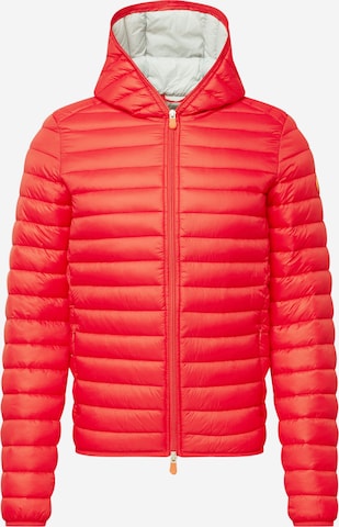 SAVE THE DUCK Between-Season Jacket 'DONALD' in Red: front