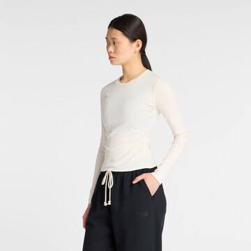 new balance Shirt in Wit: voorkant