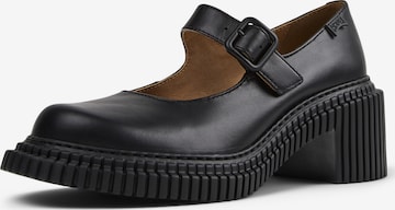 Ballerina con cinturino 'Pix London' di CAMPER in nero: frontale