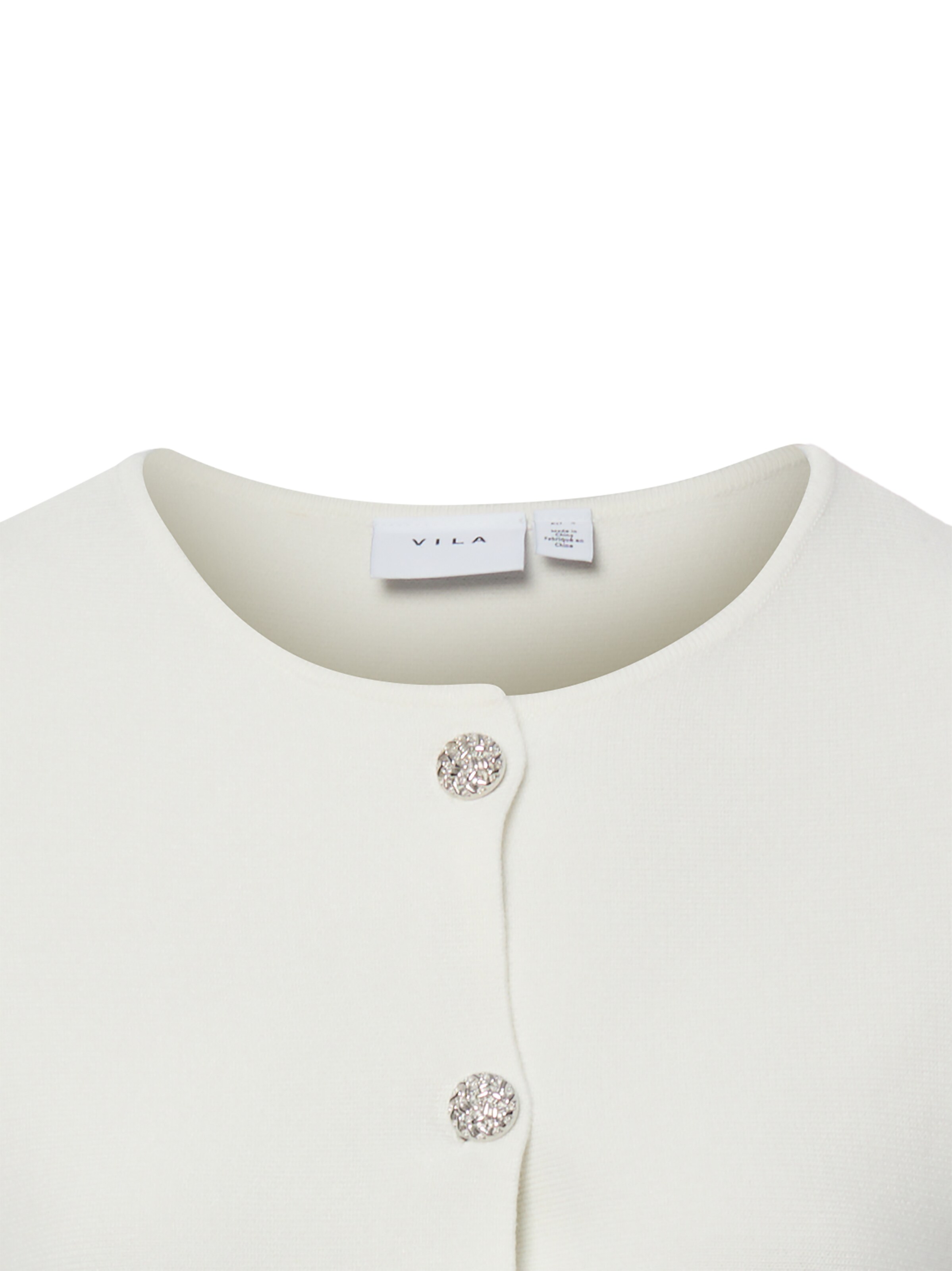VILA Gebreid vest ' Sway ' in Wit