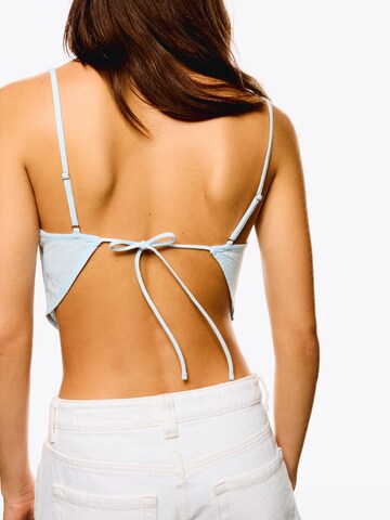 Haut Bershka en bleu