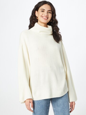 Pull-over Misspap en beige : devant