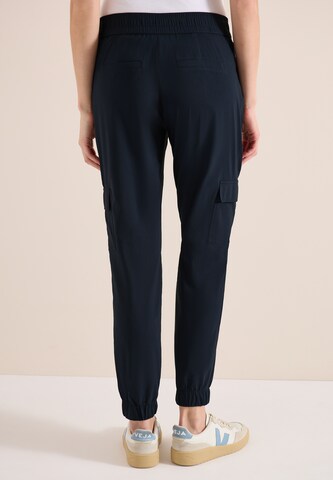 CECIL Slim fit Cargo Pants 'Chelsea' in Blue