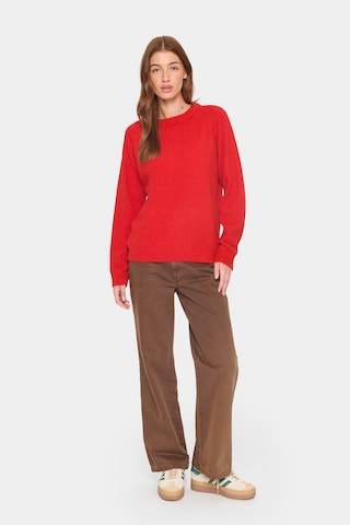 SAINT TROPEZ - Jersey 'Garbie' en rojo