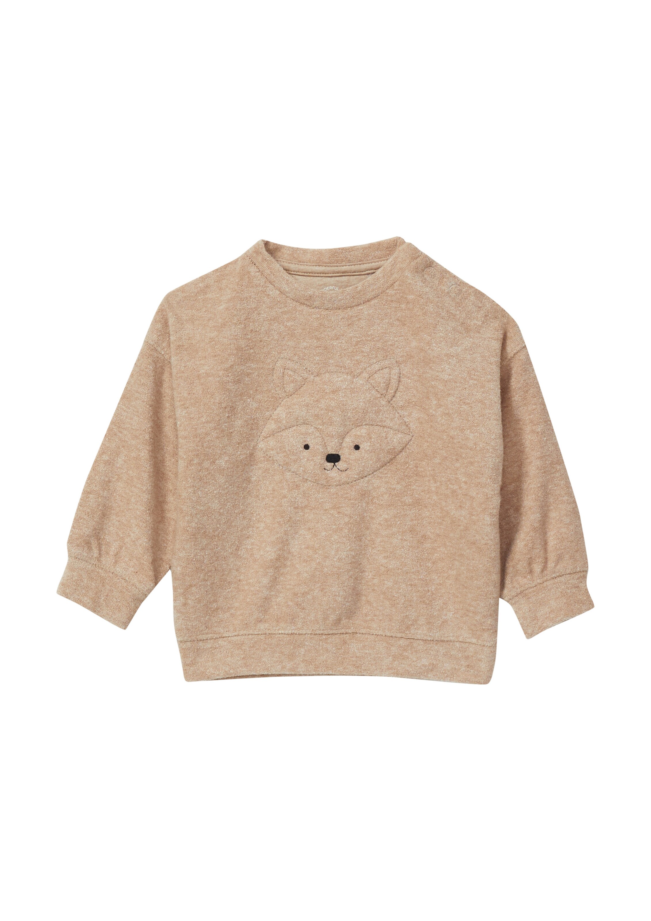 s.Oliver Sweatshirt in Beige: voorkant