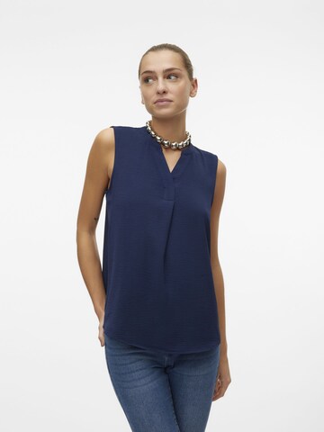 Chemisier 'ELVA T' VERO MODA en bleu : devant