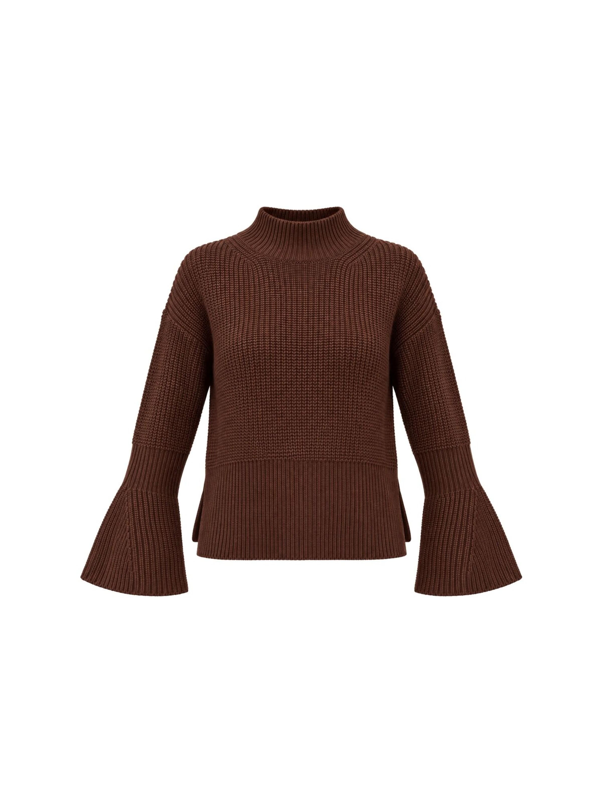 RYVAN Svetr 'Pullover' – hnědá