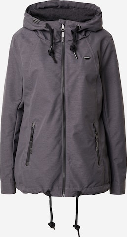Ragwear Between-Season Jacket 'ZUZKA' in Grey: front
