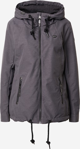 Ragwear Between-season jacket 'ZUZKA' in Grey: front