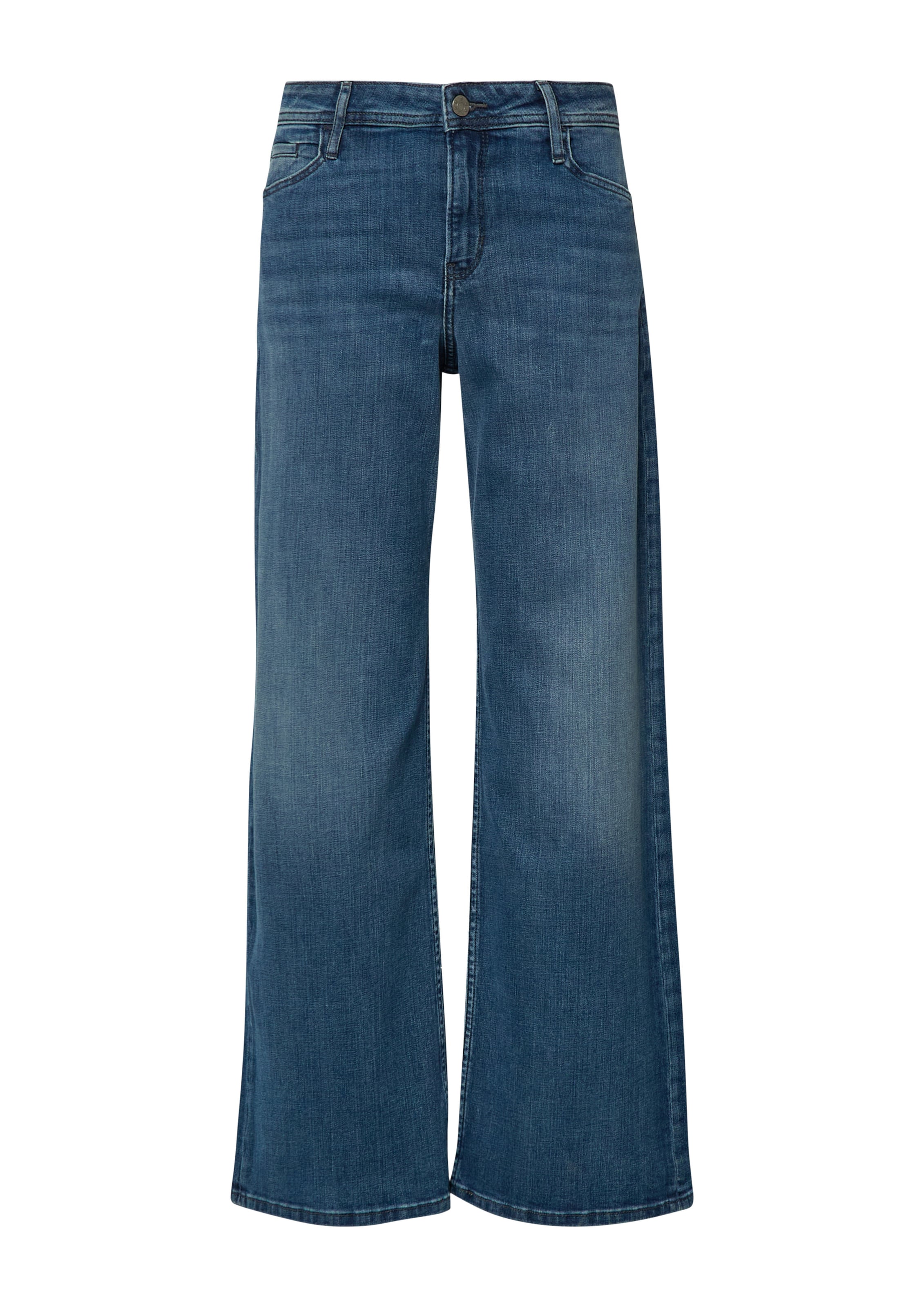 s.Oliver Wide leg Jeans ' SURI ' in Blue: front