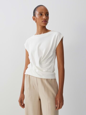 Someday Shirt 'Kyana' in Weiß: Vorderseite