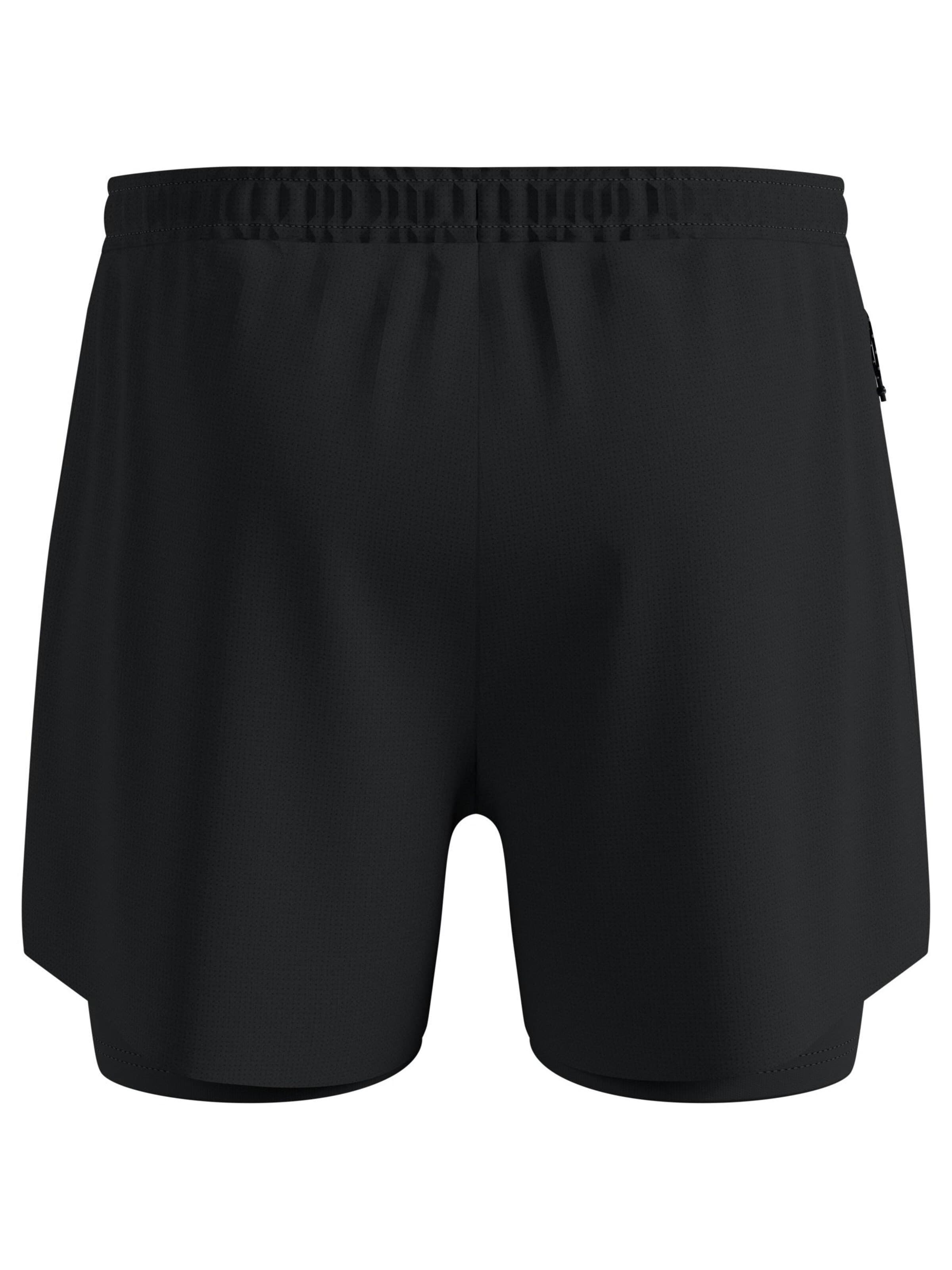 ODLO Regular Sporthose 'ZEROWEIGHT 5 INCH'‌‌‌‌‌‌‌‌‌‌ in Schwarz