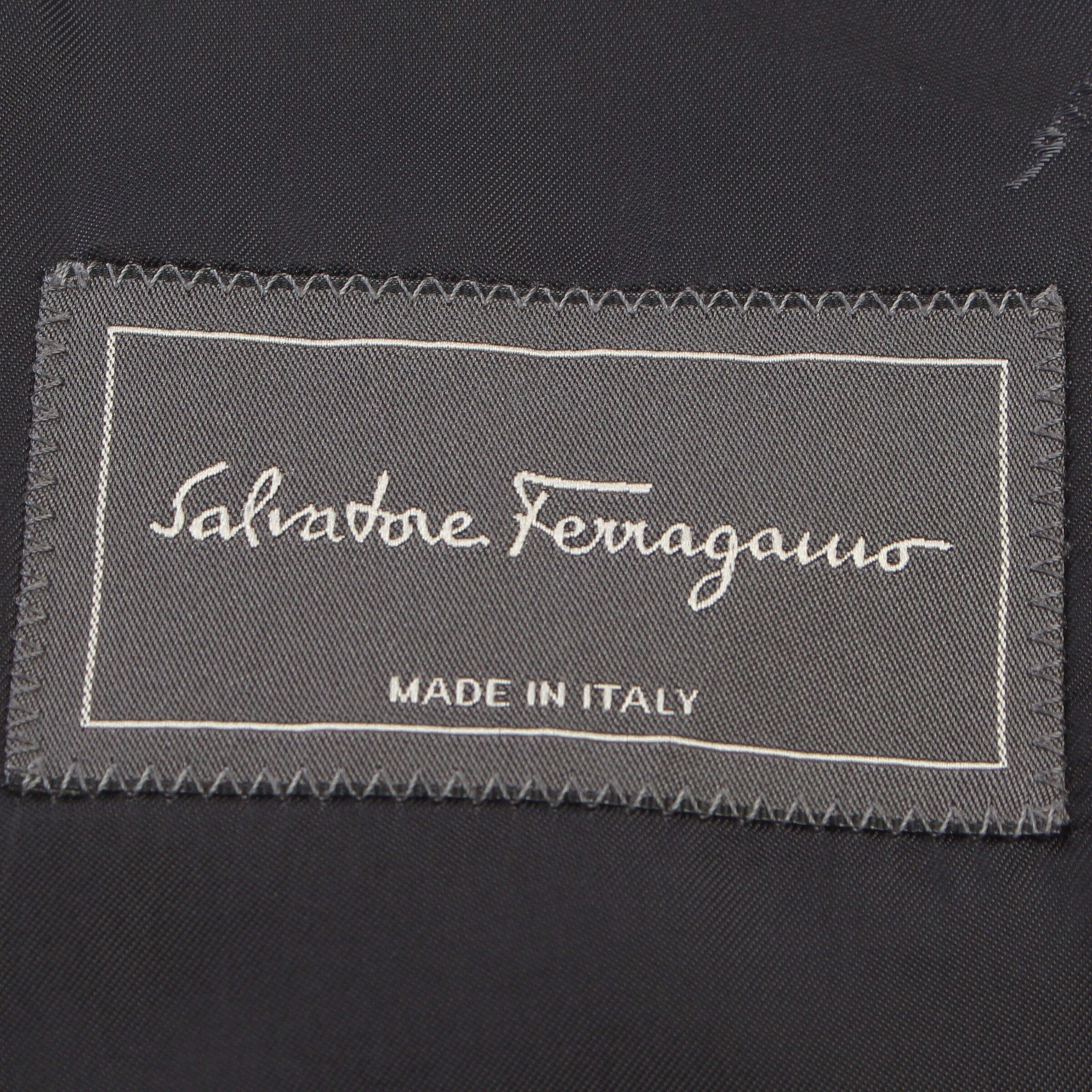 Salvatore Ferragamo Sakko L-XL in Schwarz
