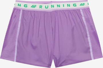 4F Обычный Спортивные штаны в Лиловый: спереди