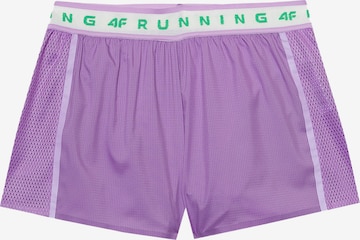 4F Regular Sporthose in Lila: predná strana