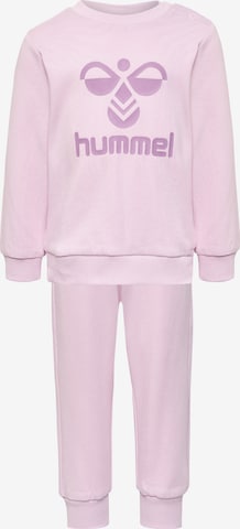 Hummel Sports Suit in Pink: front