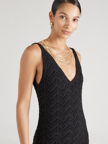 Happiness İstanbul Sukienka z dzianiny w kolorze czarny