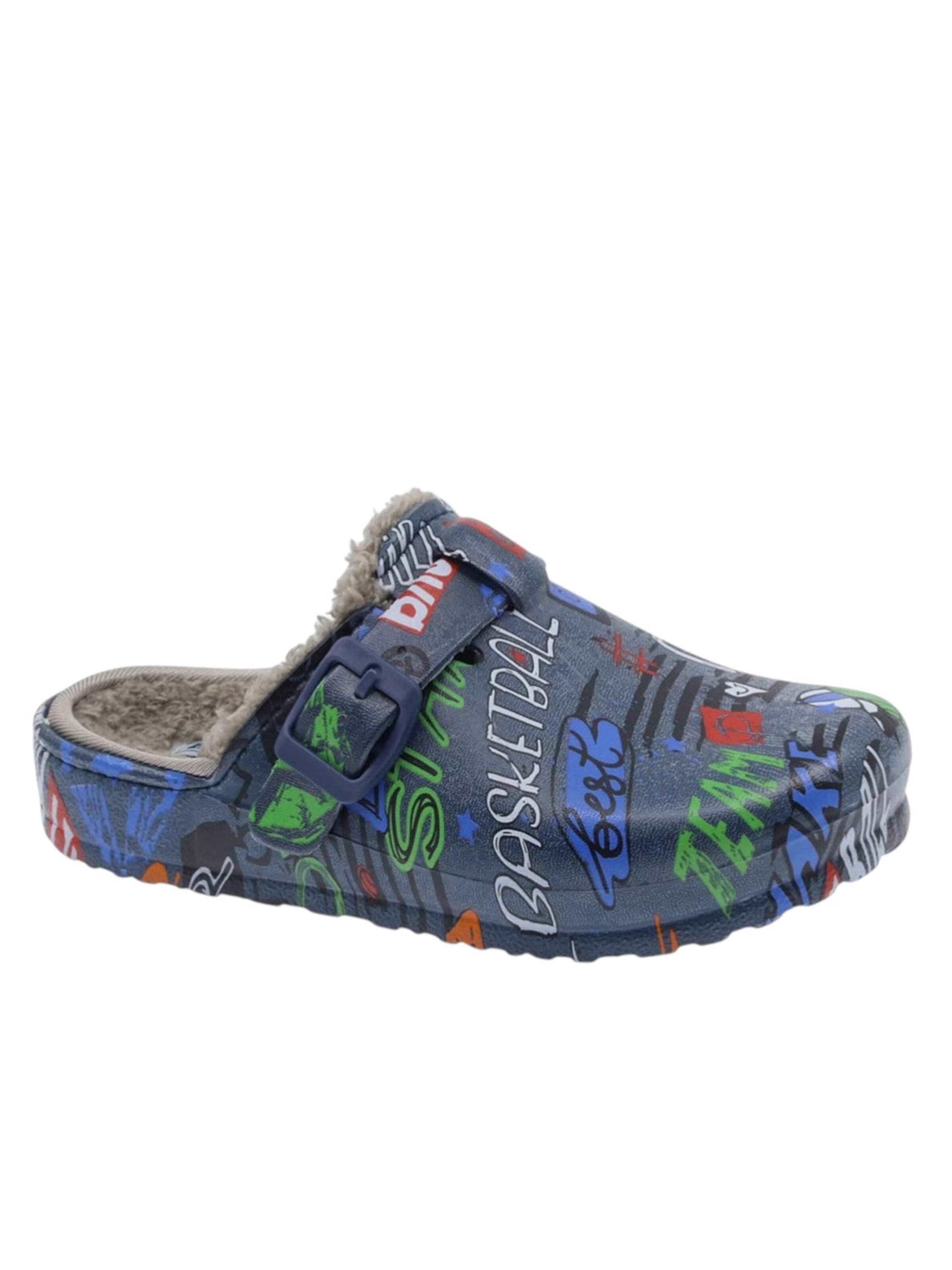 Ciabatta 'Eva Clog' di Beppi in blu: frontale