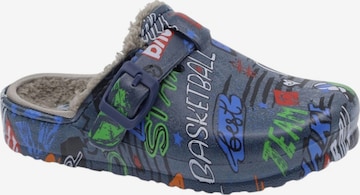Beppi Slipper 'Eva Clog' in Blue: front