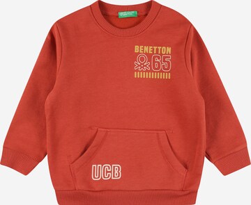 UNITED COLORS OF BENETTON Sweatshirt i rød: forside