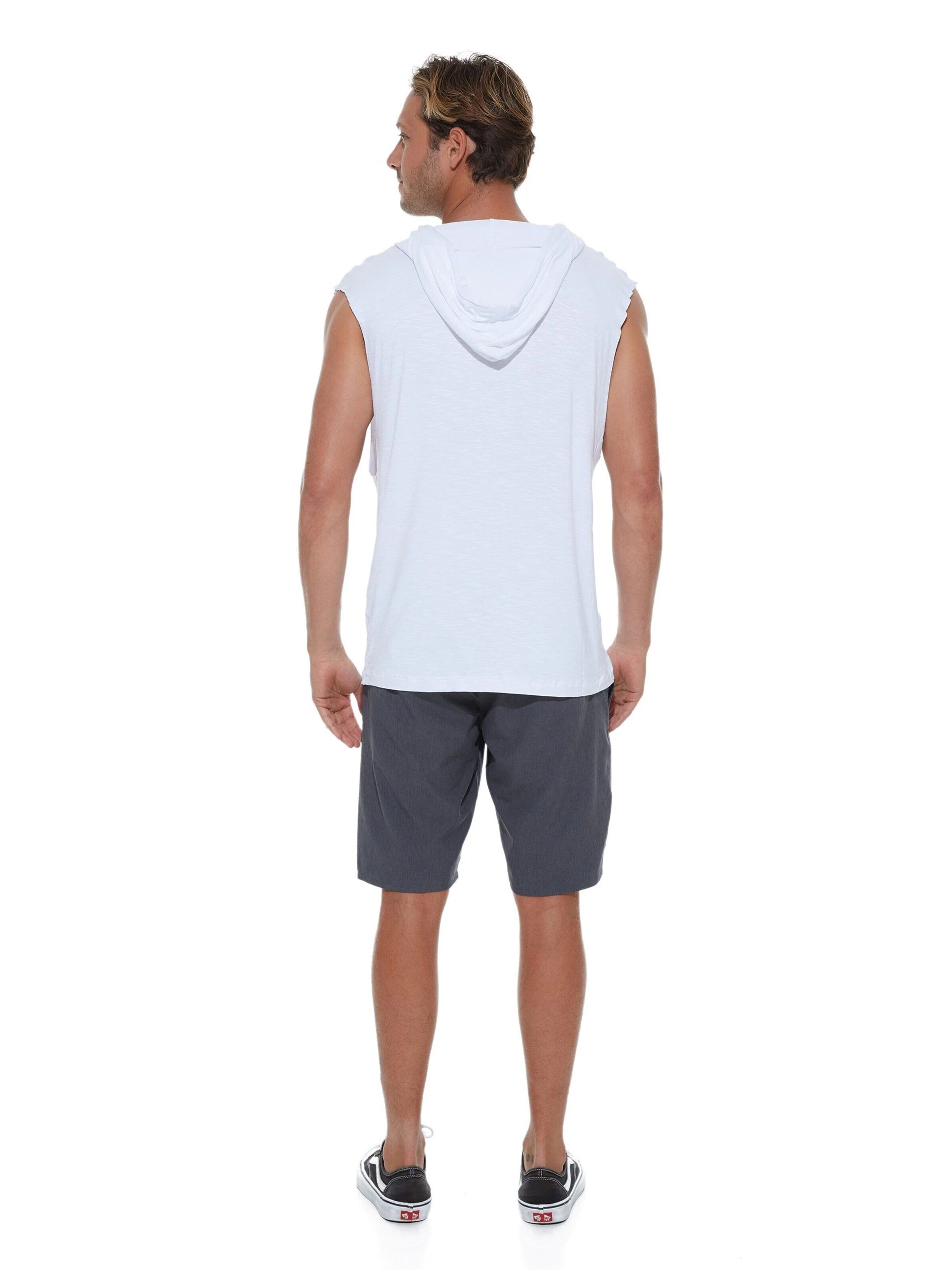 69Slam - Camiseta 'CAMISETA CON CAPUCHA REGAN BLANCA' en blanco