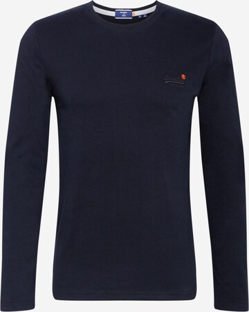 Superdry Shirt in Blauw: voorkant