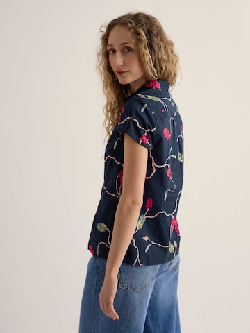 Seasalt Cornwall Blouse 'Rushmaker' in Blue