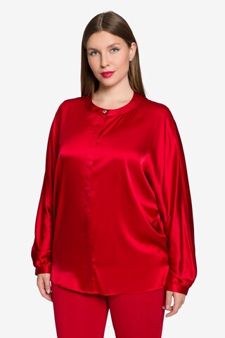 Ulla Popken Blouse in Rood: voorkant