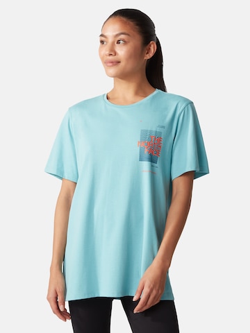 THE NORTH FACE - Camisa 'FOUNDATION' em azul: frente