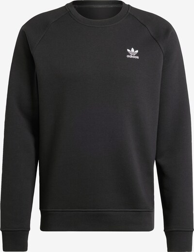 ADIDAS ORIGINALS Sweatshirt 'Trefoil Essentials' in schwarz / weiß, Produktansicht