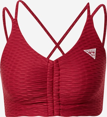 GUESS Bustier Sport bh 'DELMA' in Bruin: voorkant