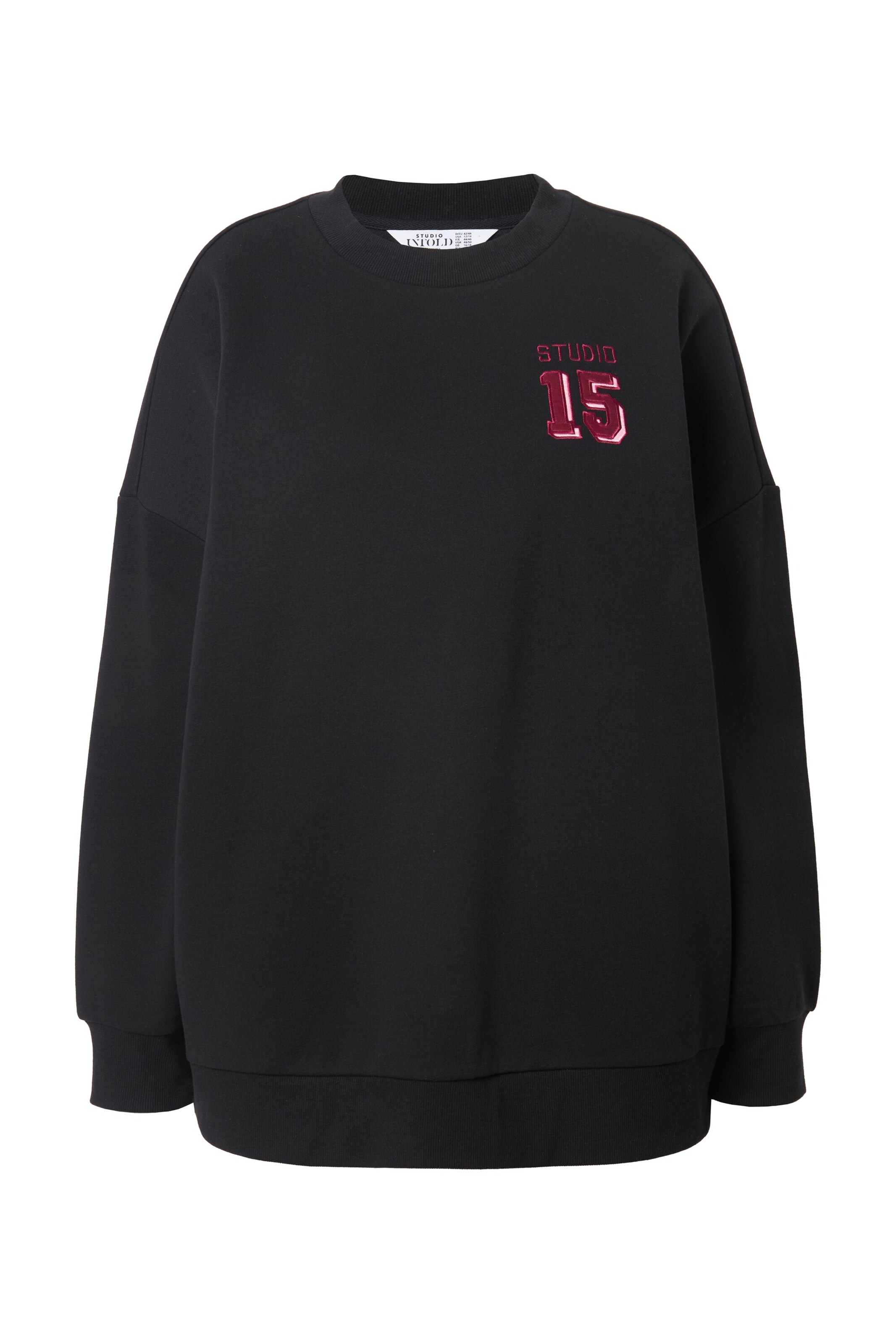Studio Untold Sweatshirt in Schwarz: Vorderseite