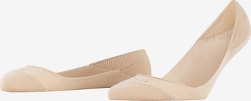 FALKE Ankle Socks 'Step Medium Cut Box' in Beige: front
