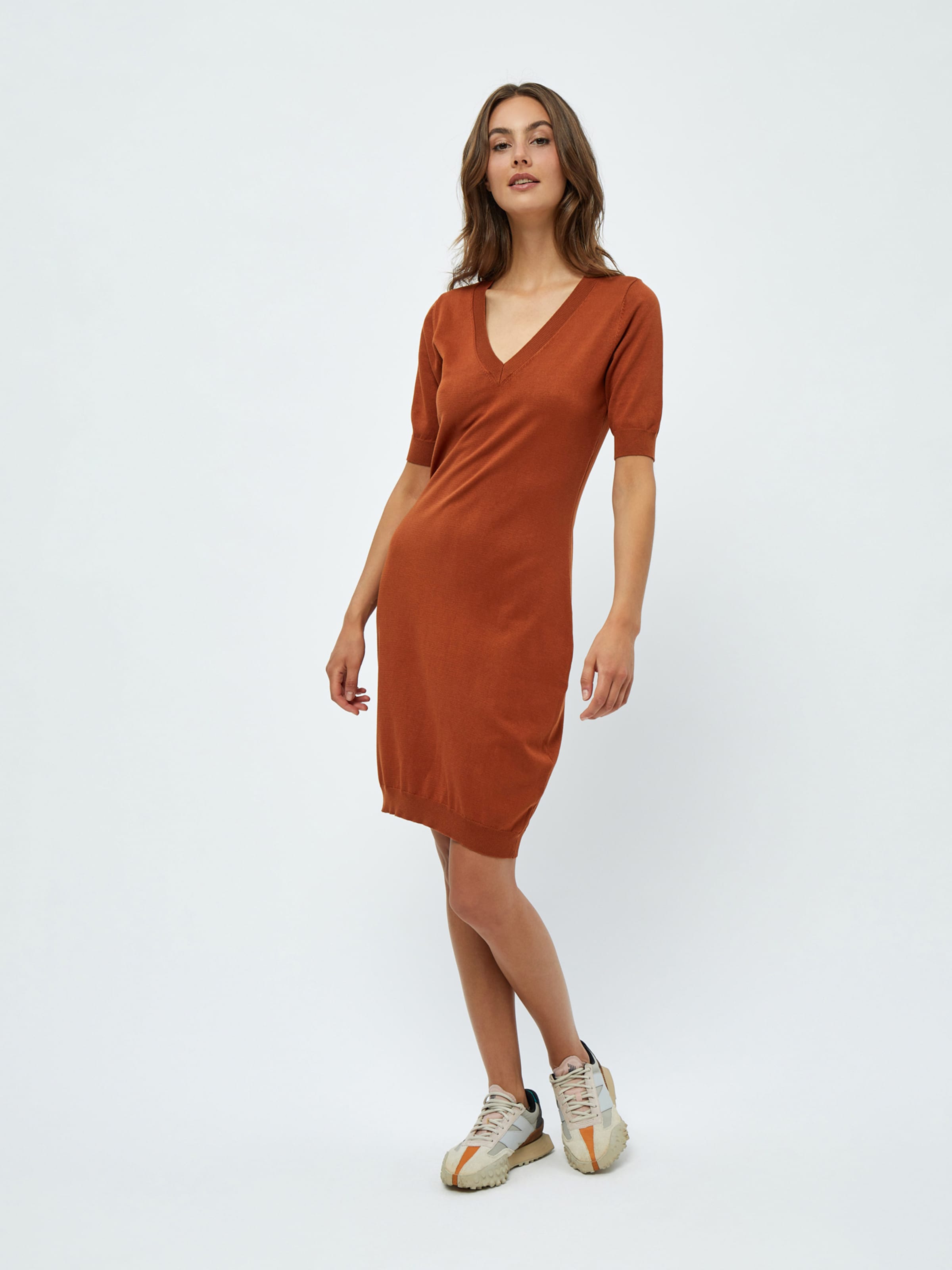 Abito in maglia 'Milla' di minus in arancione