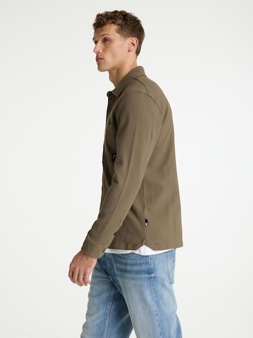 CHASIN' Regular fit Overhemd 'Axel Structure' in Bruin