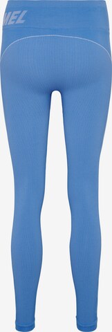 Skinny Pantaloni sport 'Christel' de la Hummel pe albastru