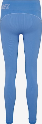Hummel Skinny Sporthose 'Christel' in Blau