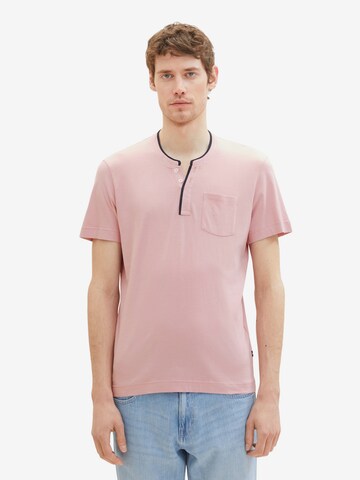 TOM TAILOR T-shirt 'Serafino' i rosa: framsida