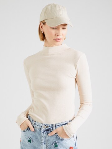 Trendyol Shirt in Beige: voorkant