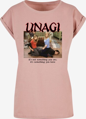ABSOLUTE CULT Shirt 'Friends - Unagi' in Roze: voorkant