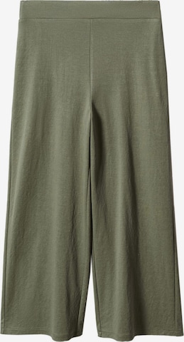 Pantalon 'CINTIA' MANGO en vert : devant
