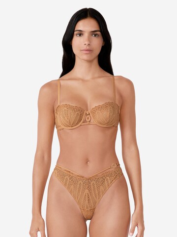 Balconcino Reggiseno 'Virtuose' di ETAM in beige