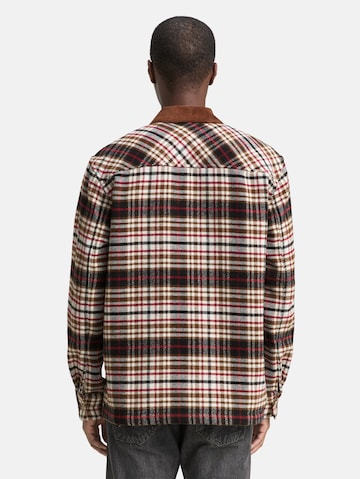 TOM TAILOR DENIM Comfort fit Button Up Shirt in Brown